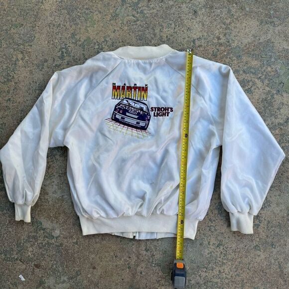 RARE Mark Martin Strohs Light Vintage Nascar Racing Jacket